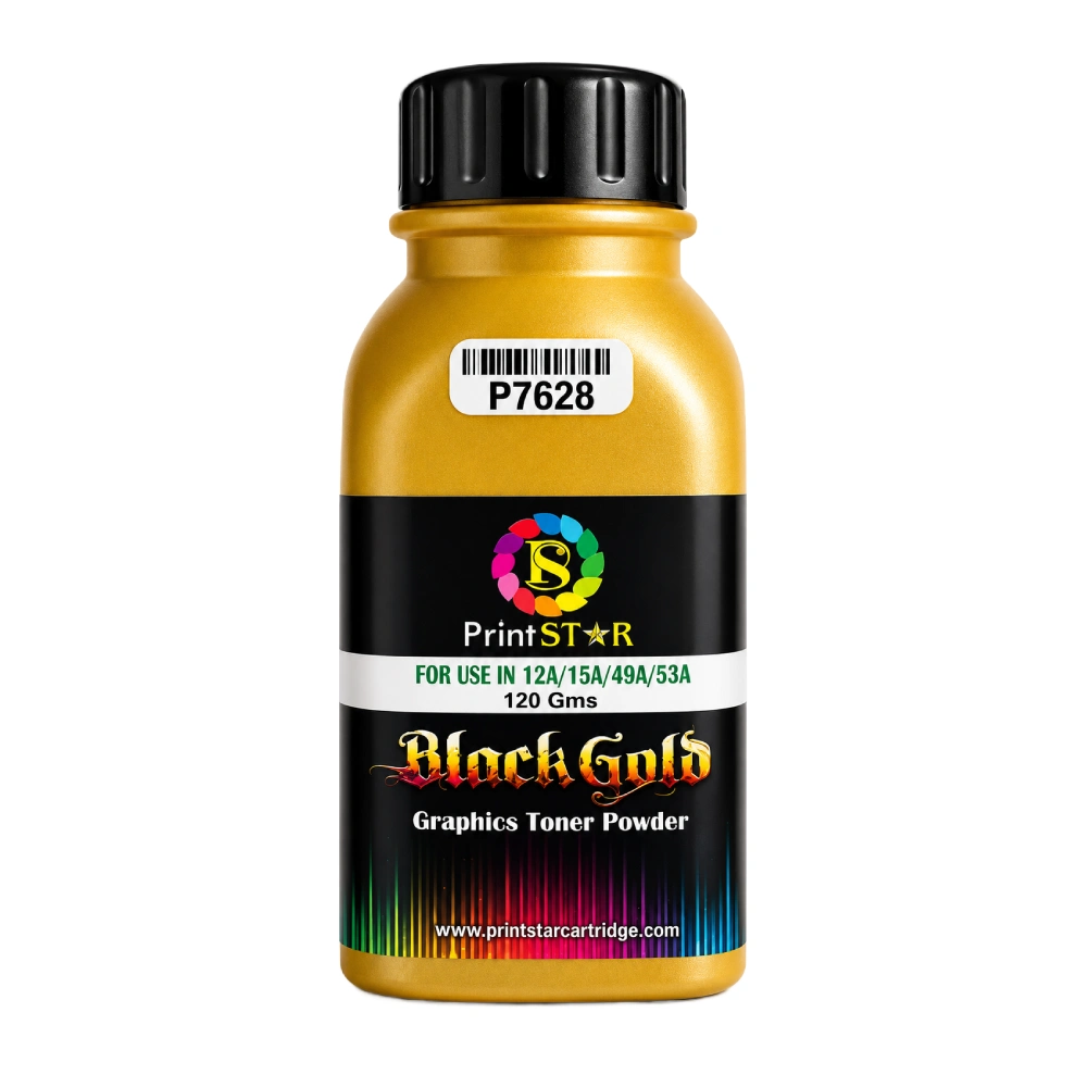 Printstar Laser Toner Powder HP 12A 120gm Black Gold